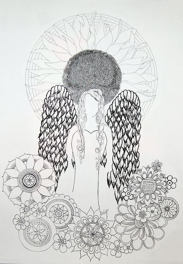 624x900 guardian angel drawing - Guardian Angel Drawing