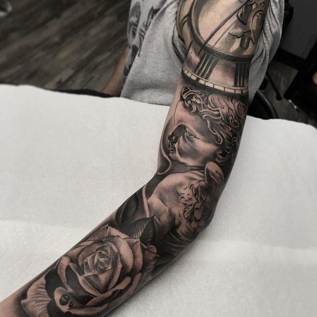 650x650 best guardian angel tattoos - Guardian Angel Tattoo Drawing