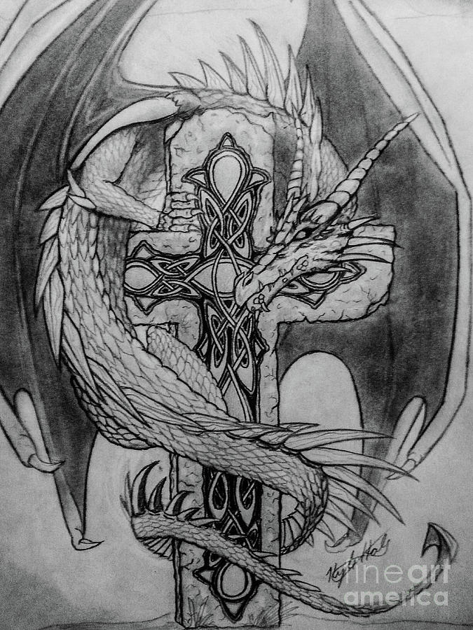 675x900 dragon guardian drawing - Guardian Drawing