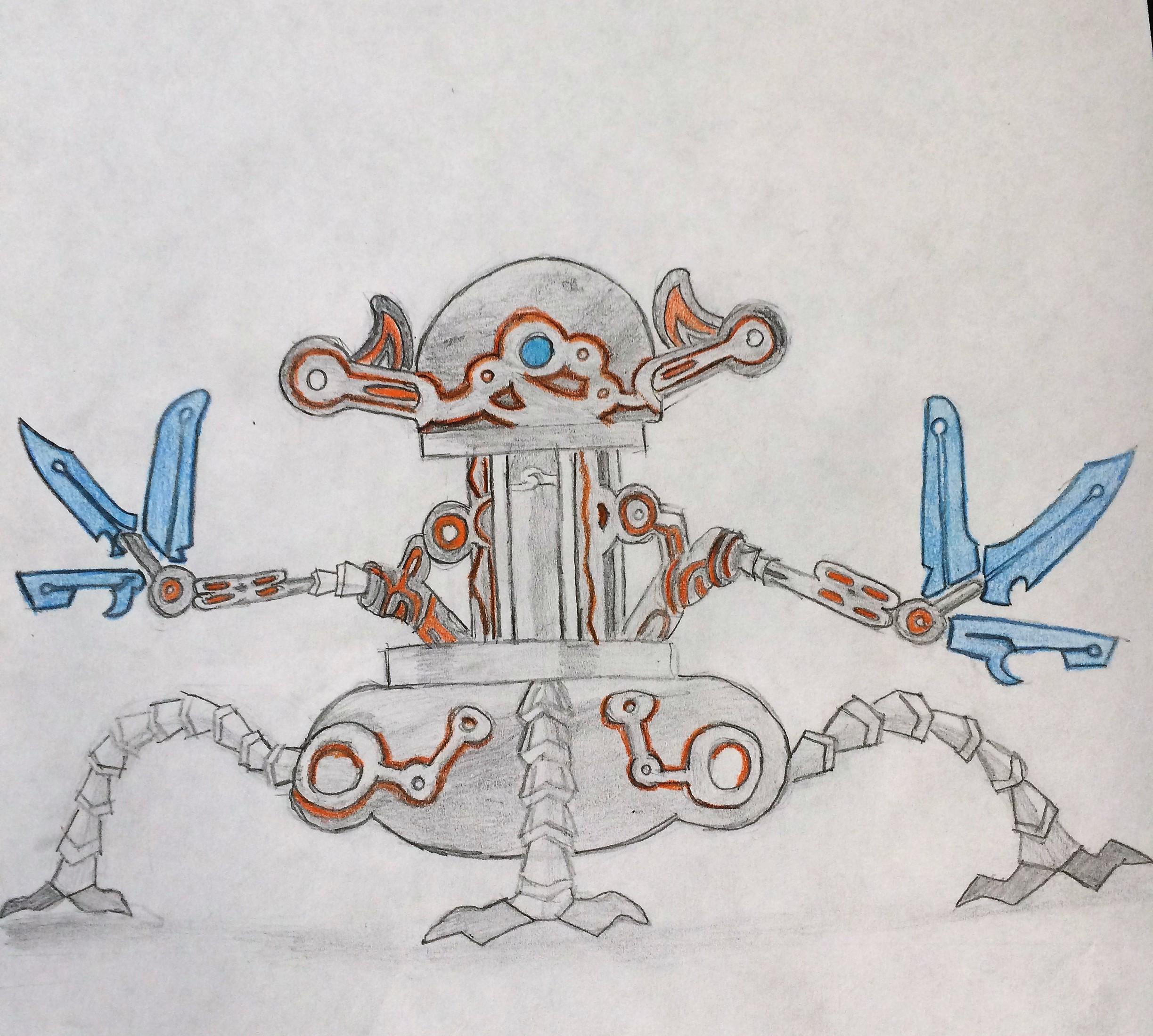 2447x2199 my scout guardian drawing breath of the wild - Guardian Drawing