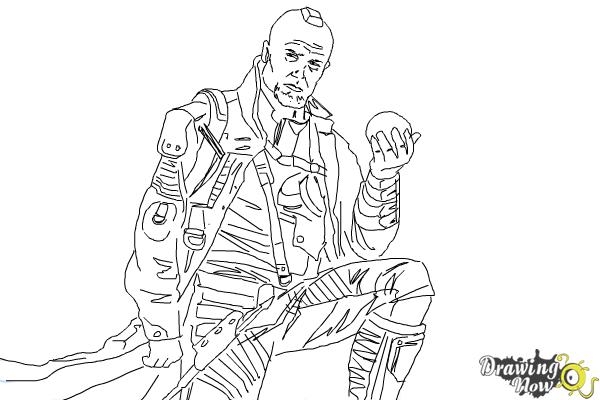 600x400 How To Draw Yondu From Guardians Of The Galaxy - Guardians Of The Galaxy Drawings