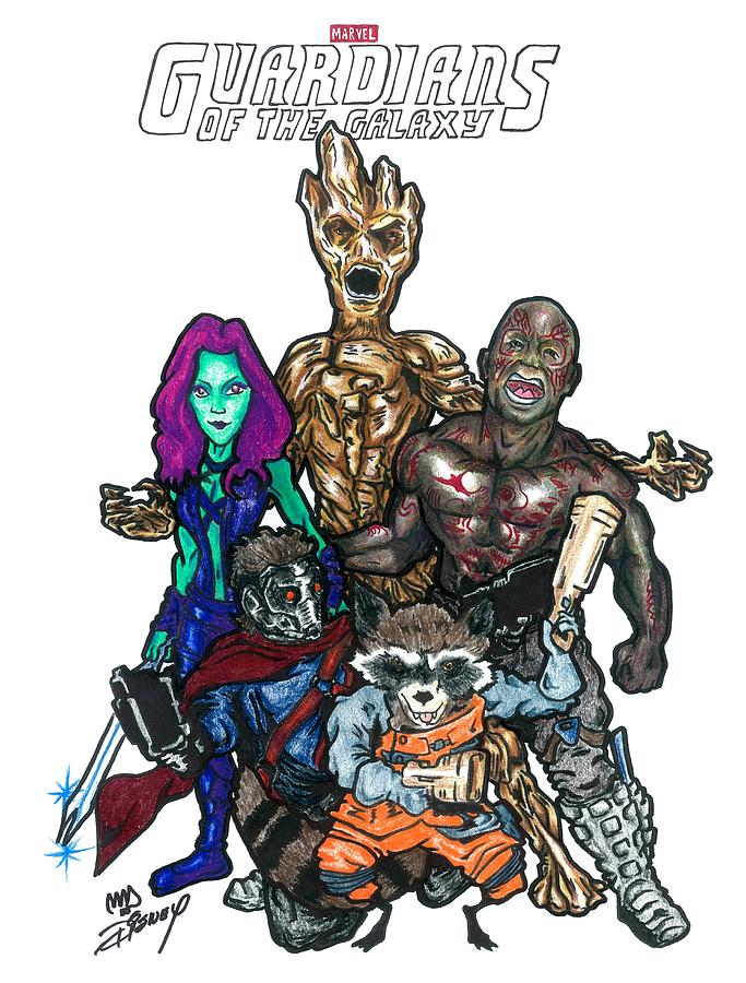 683x900 Guardians Of The Galaxy Drawing - Guardians Of The Galaxy Drawings