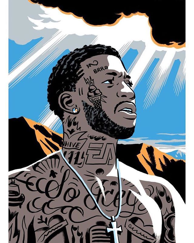 640x799 gucci mane everybody looking comikz, comedy, art rapper art - Gucci Drawing