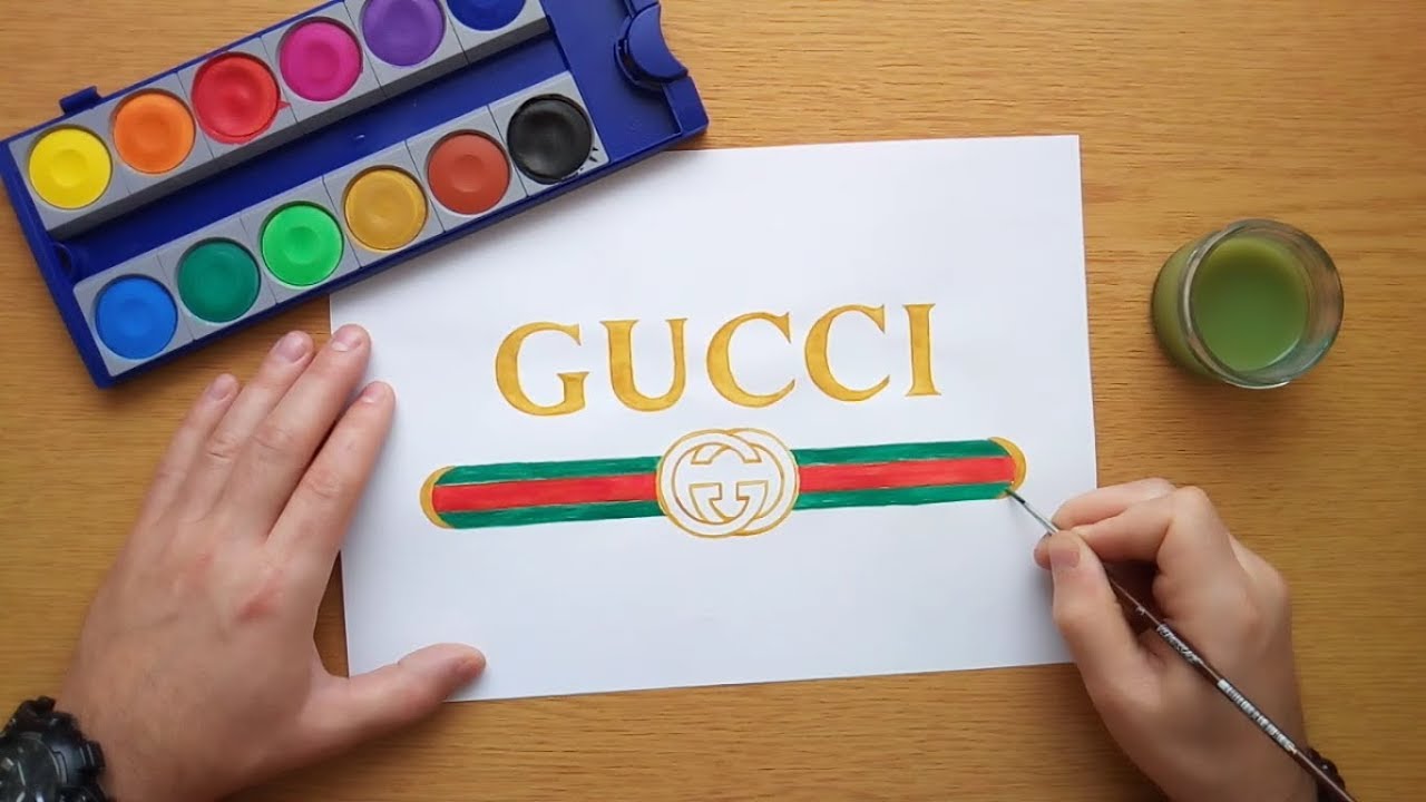 1280x720 how to draw gucci logo - Gucci Drawing