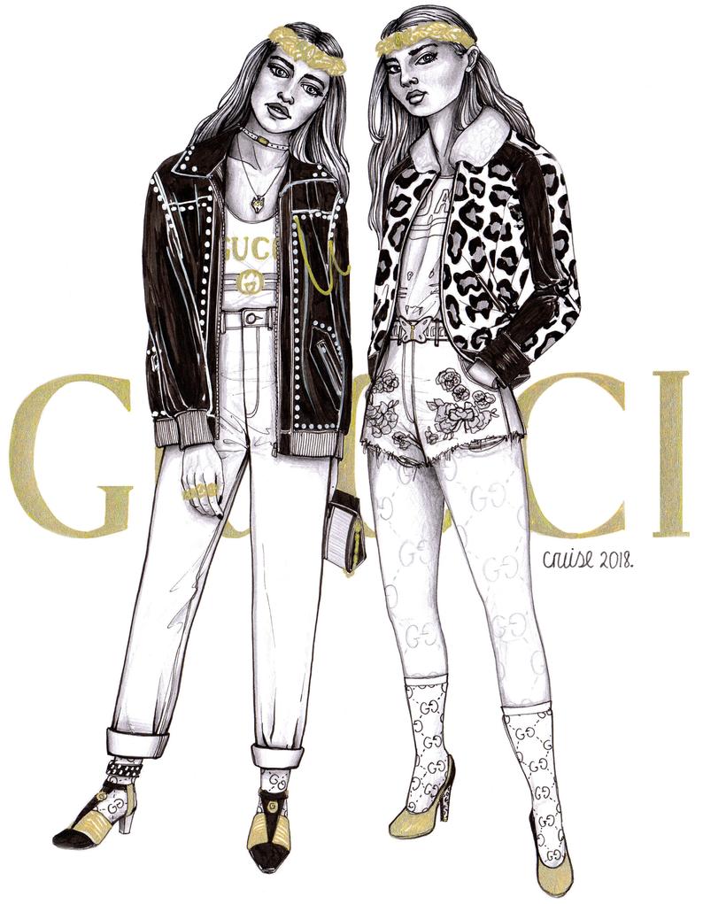 Gucci Drawing at Explore collection of Gucci Drawing