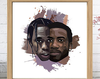 340x270 gucci mane poster etsy - Gucci Mane Drawing