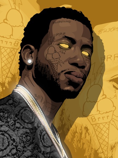 400x534 gucci mane art tumblr - Gucci Mane Drawing