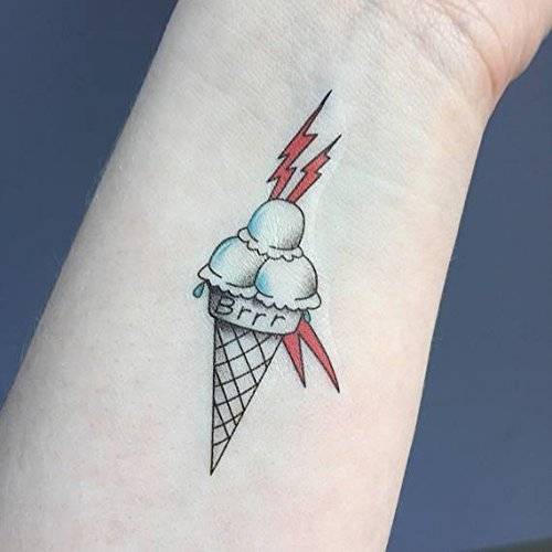 500x500 Gucci Mane Ice Cream Cone Temporary Tattoos - Gucci Mane Ice Cream Cone Drawing