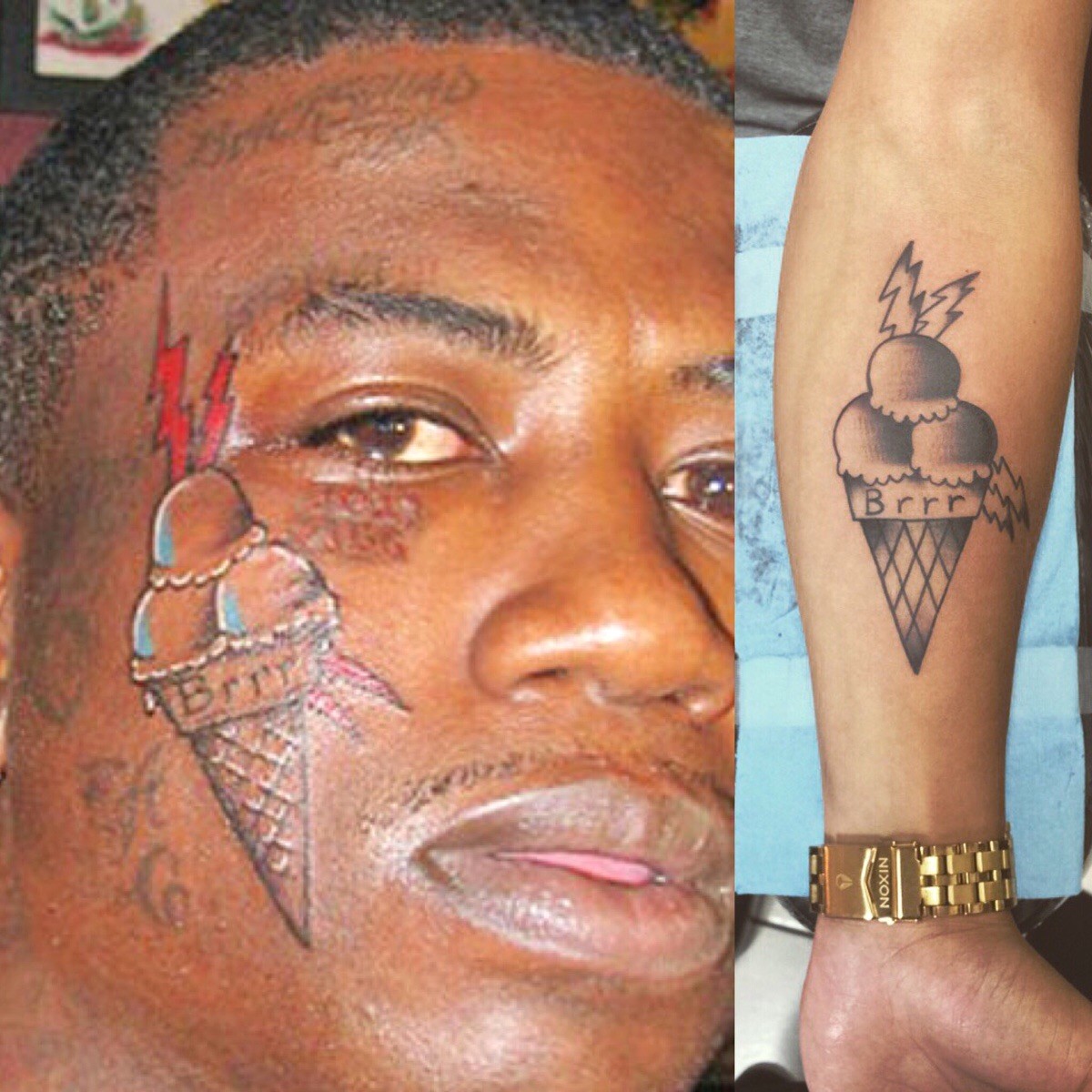 Gucci Mane Tattoos / Gucci Mane Face Tattoo - Tattoo Image Collection : Waka flocka flame takes us on a tour of his tattoos: