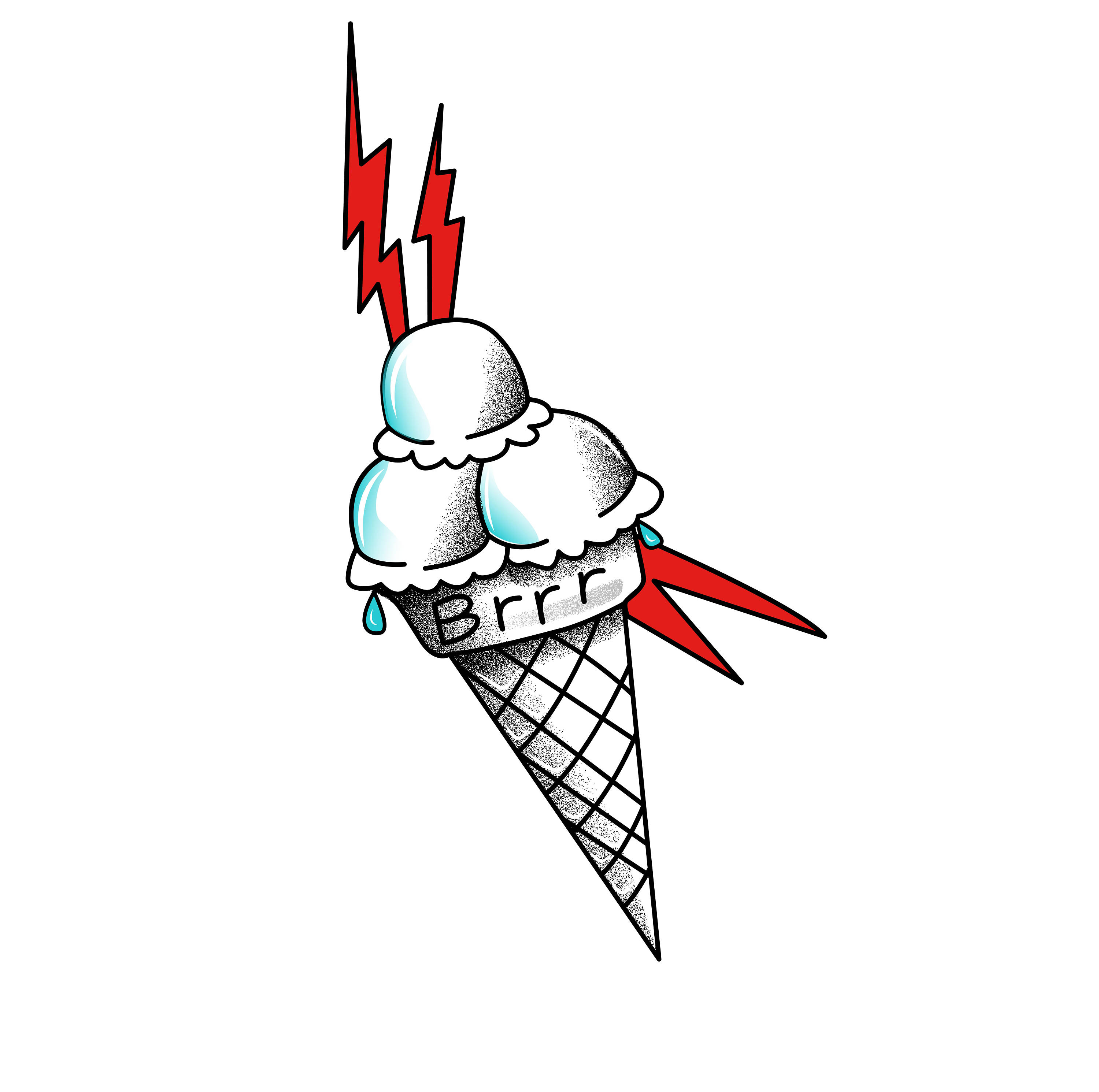 3000x2982 Gucci Mane Ice Cream Temporary Tattoo Etsy - Gucci Mane Tattoo Drawing