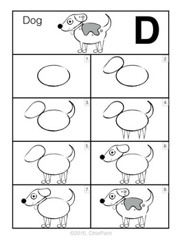 265x350 How To Draw A Dog A Guided Drawing - Guided Drawing