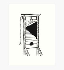 210x230 Guillotine Drawing Art Prints Redbubble - Guillotine Drawing