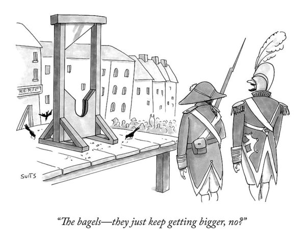 600x478 Two French Soldiers Look At A Guillotine Art Print - Guillotine Drawing