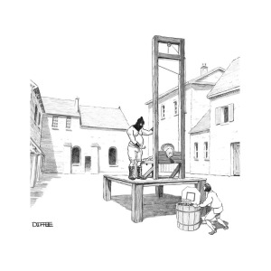 300x300 A Basketball Hoop Is Placed Under A Guillotine Drawing - Guillotine Drawing