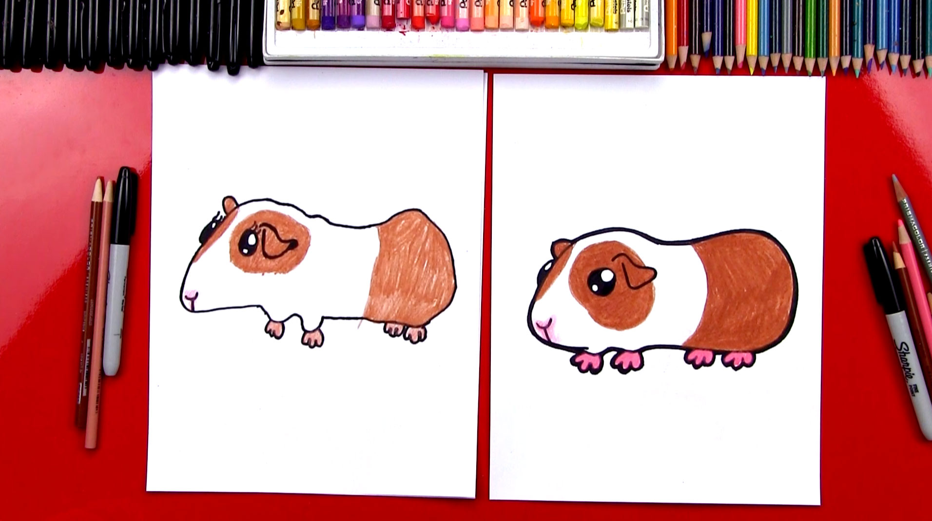 1912x1069 how to draw a guinea pig - Guinea Pig Cartoon Drawing