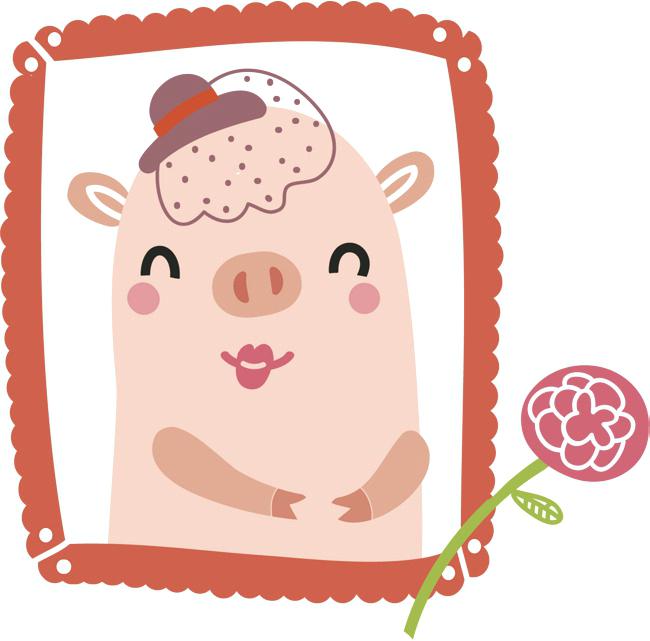 650x641 pig drawing cartoon cartoon pig coloring - Guinea Pig Cartoon Drawing