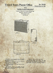 218x300 Guitar Drawings Fine Art America - Guitar Amp Drawing