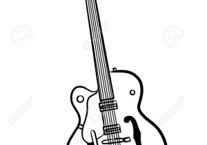 300x210 draw a cartoon guitar a picture with a drawing of a guitar draw - Guitar Cartoon Drawing