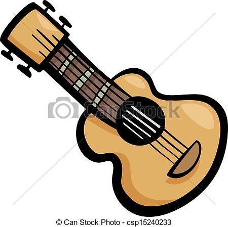 450x449 guitar clip art cartoon illustration cartoon illustration - Guitar Cartoon Drawing