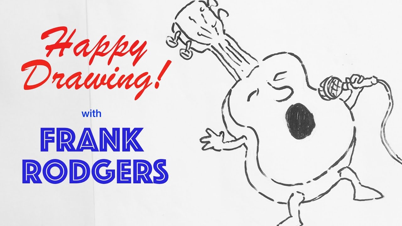 1280x720 How To Draw A Cartoon Guitar For Kids - Guitar Cartoon Drawing