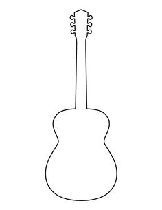 236x305 black and white drawing of a cartoon guitar tattoos guitar - Guitar Cartoon Drawing