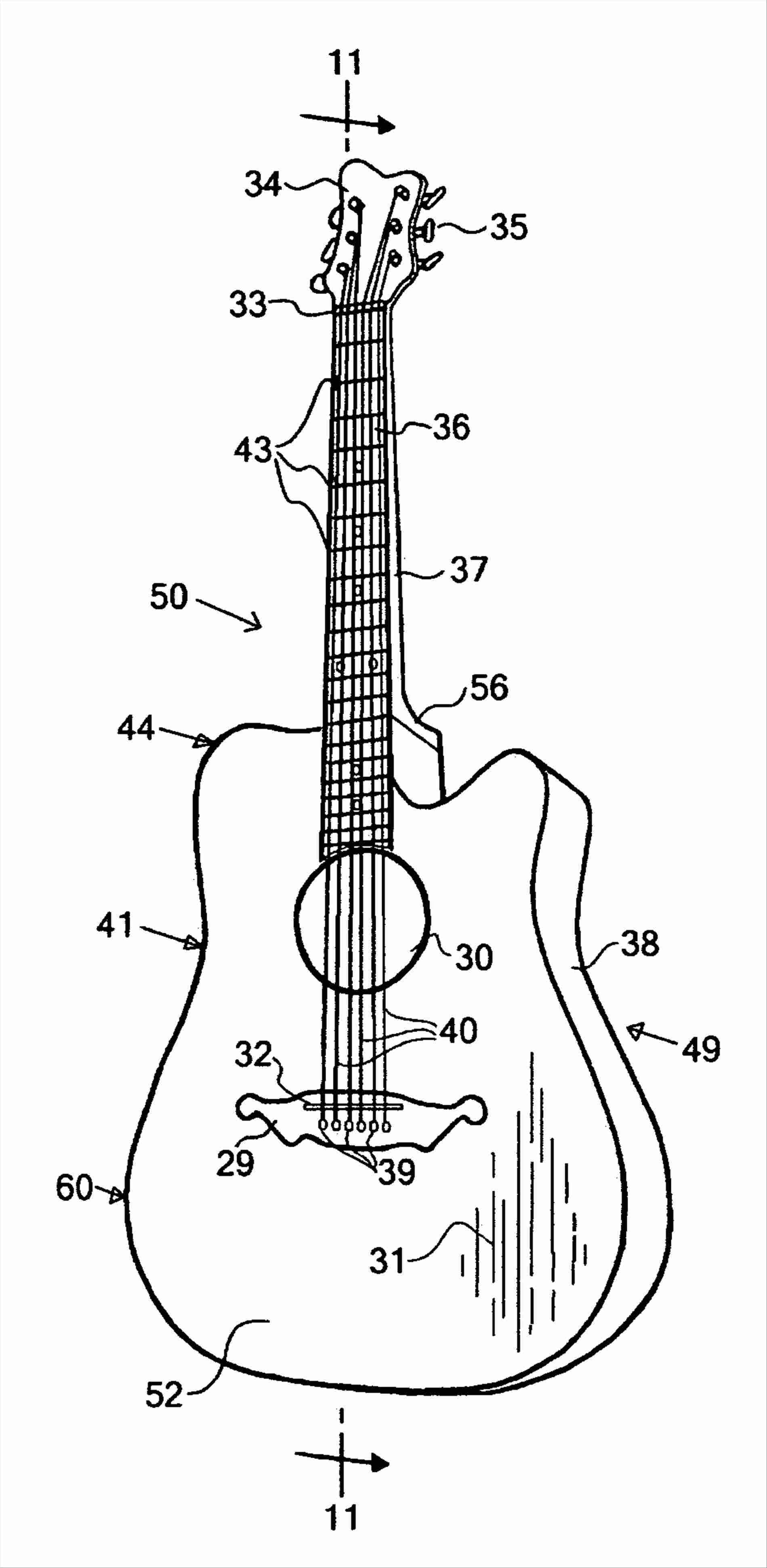 1899x3883 Guitar Drawing In Pencil Easy - Guitar Drawing Easy