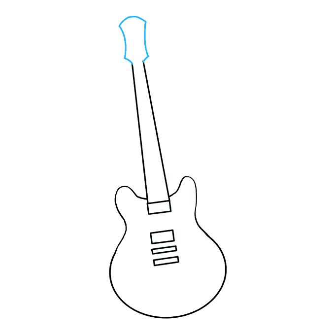 Guitar Drawing Outline at Explore collection of