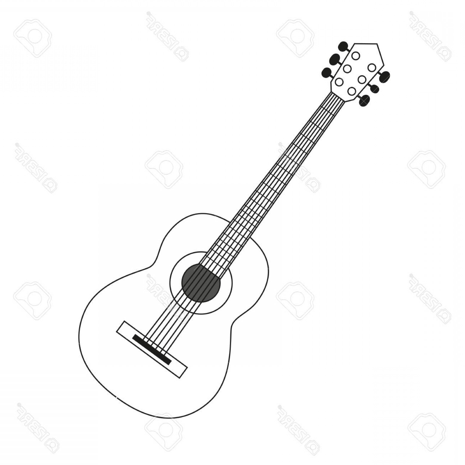 Guitar Drawing Outline At Paintingvalley.com 