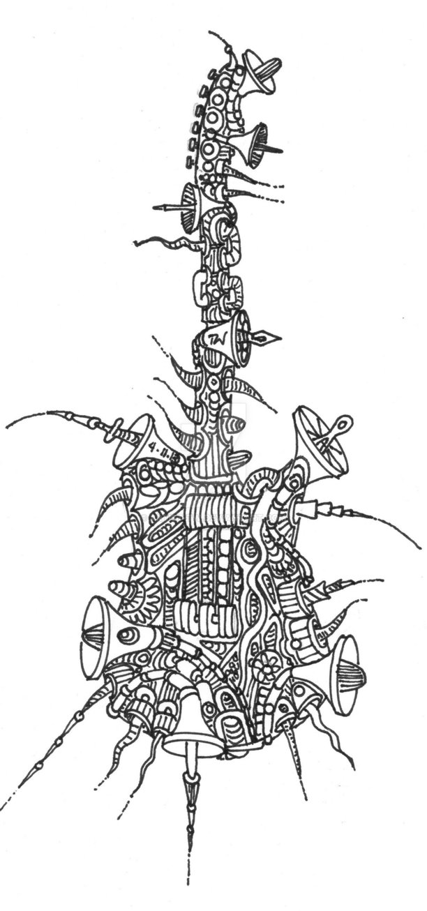 612x1306 Asteroid Planet Drawing Guitar - Guitar Drawings Art