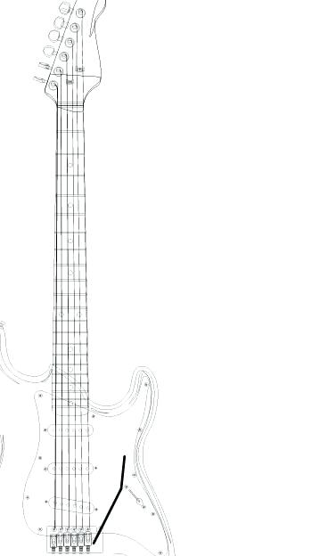 Guitar Line Drawing at PaintingValley.com | Explore collection of ...