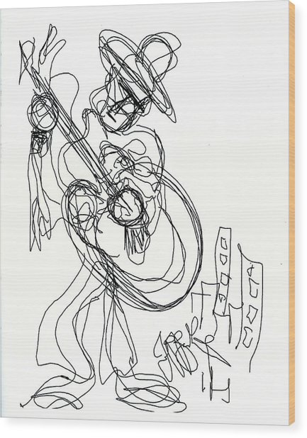 433x618 Guitar Player Drawing - Guitar Player Drawing