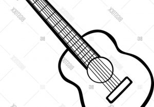 300x210 Draw A Cartoon Guitar How To Draw A Guitar Colouring Book - Guitar Simple Drawing