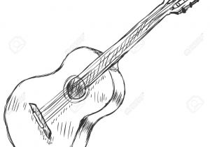 300x210 guitar drawing sketch guitar drawing sketch simple drawing - Guitar Simple Drawing