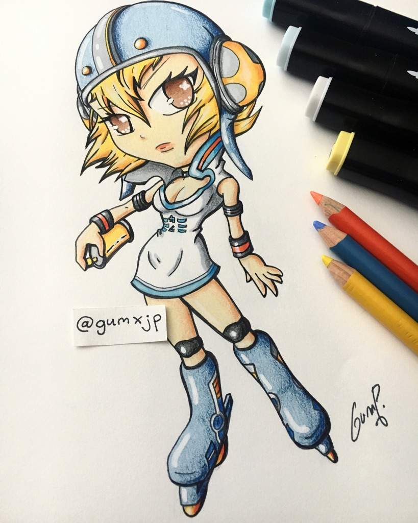 819x1024 chibi gum drawing jet set radio amino amino - Gum Drawing