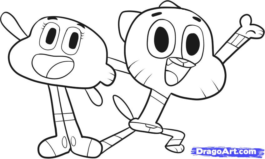 How To Draw Gumball. 