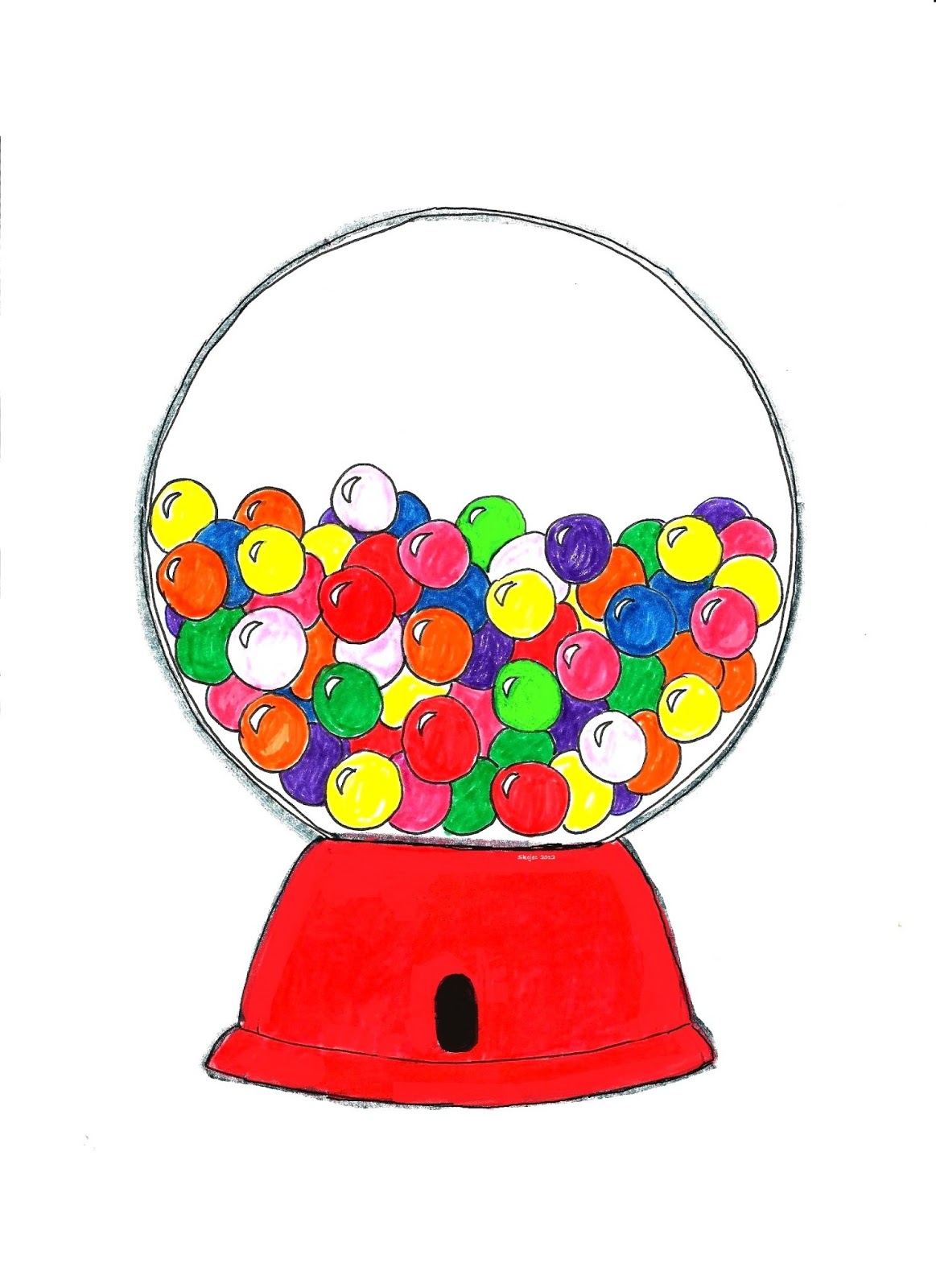 1163x1600 Gumball Machines Art Class Ideas - Gumball Machine Drawing