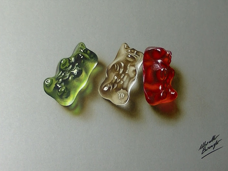 800x600 Gummy Bears Drawing - Gummy Bear Drawing