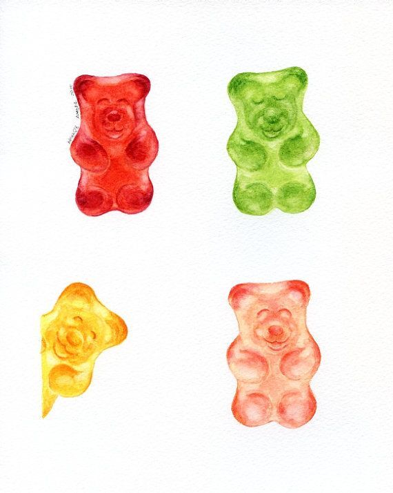 570x714 Gummy Bear Food And Drink Illustrations - Gummy Bear Drawing
