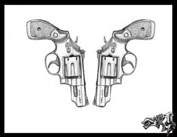 259x200 Gun Tattoo Images Designs - Gun Tattoo Drawings