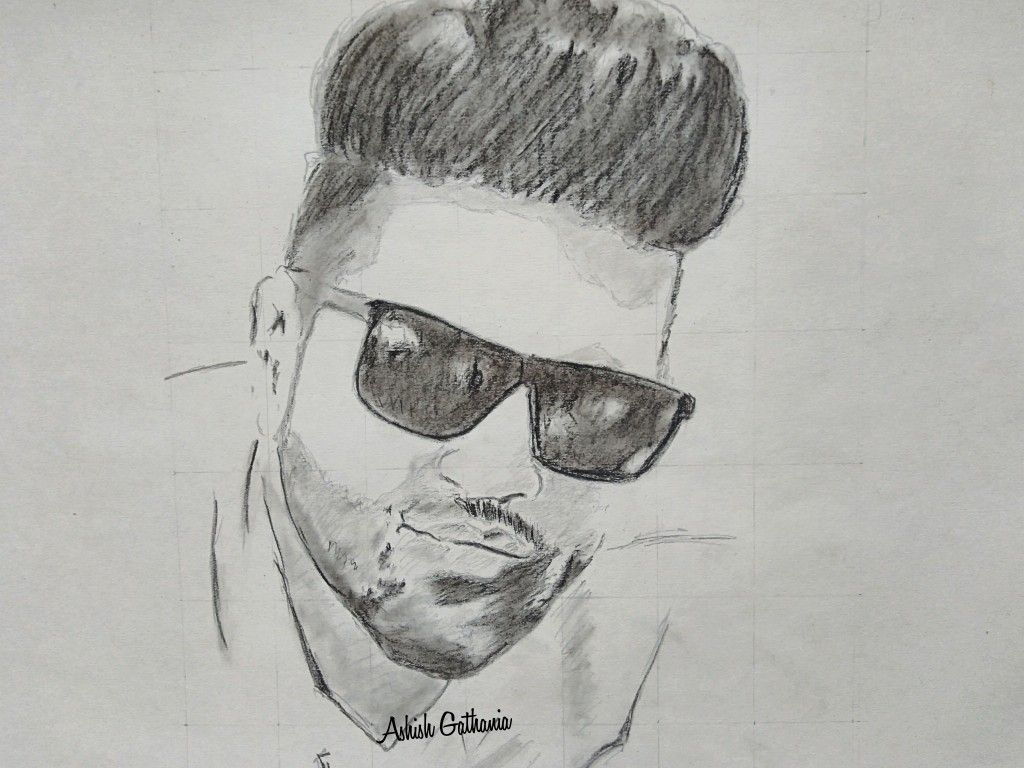 1024x768 Guru Randhawa Sketch Pencil Drawings In Sketches, Pencil - Guru Drawing