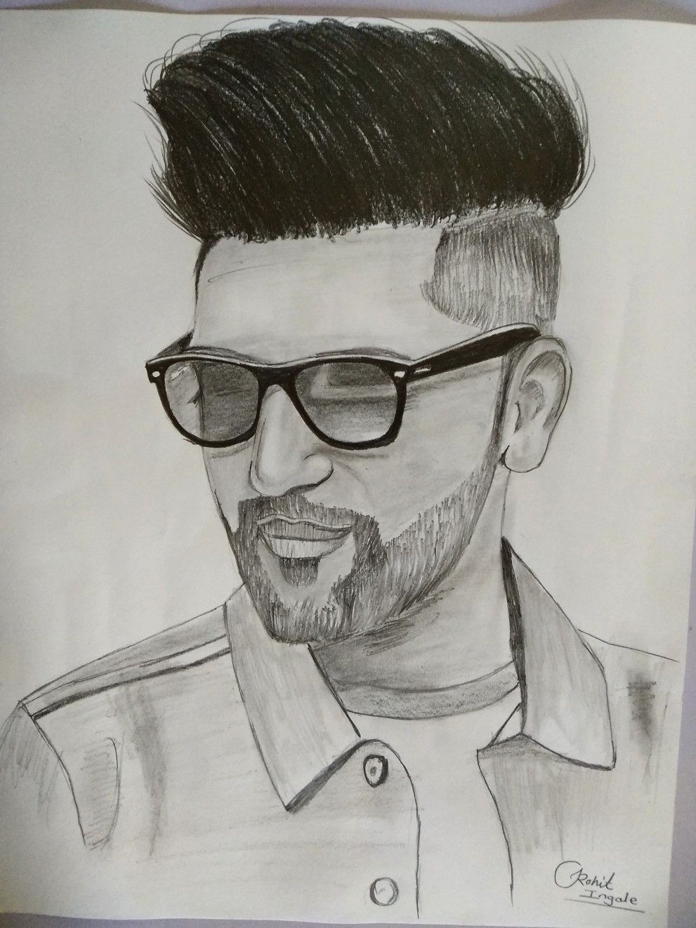 991x1322 Sketch Of Guru Randhawa Sketches Of Famous People In Art - Guru Drawing