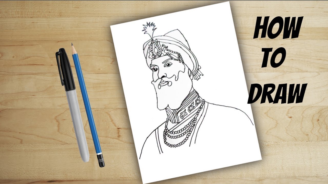 1280x720 How To Draw Guru Gobind Singh - Guru Drawing