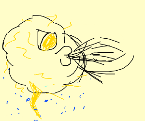 300x250 thunder cloud blows big gust of wind drawing - Gust Of Wind Drawing