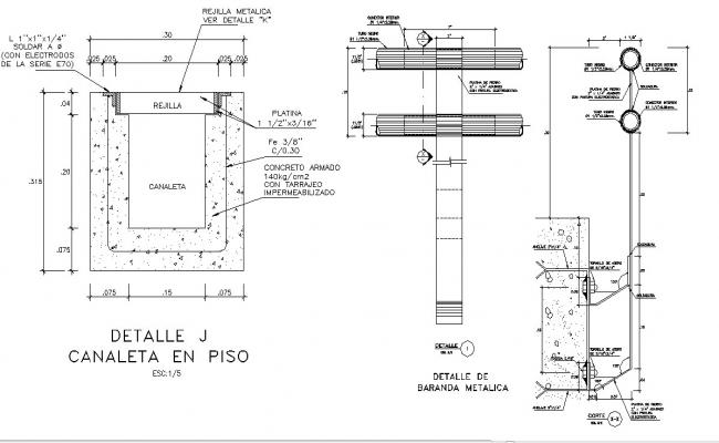 650x400 Gutter Detail In Floor Plan Dwg - Gutter Drawing