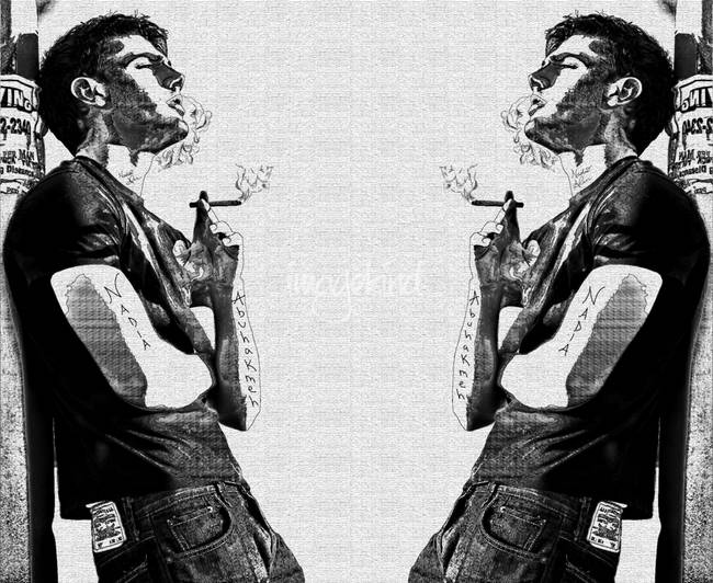 650x532 Can A Man Face His Own Reflection Hot Guy Drawing - Guy Drawing