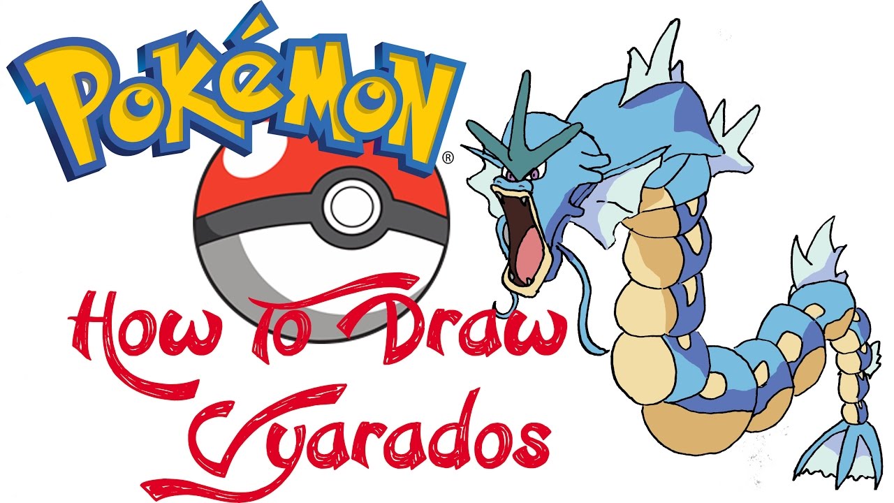 1280x720 How To Draw Gyarados - Gyarados Drawing