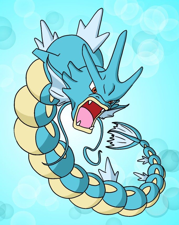 681x856 How To Draw Gyarados Draw Central Drawings, Animal Drawings - Gyarados Drawing
