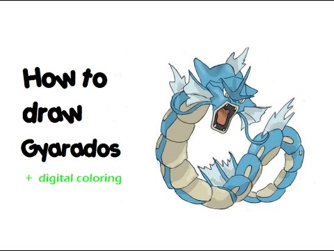 480x360 Gyarados Pokemon - Gyarados Drawing