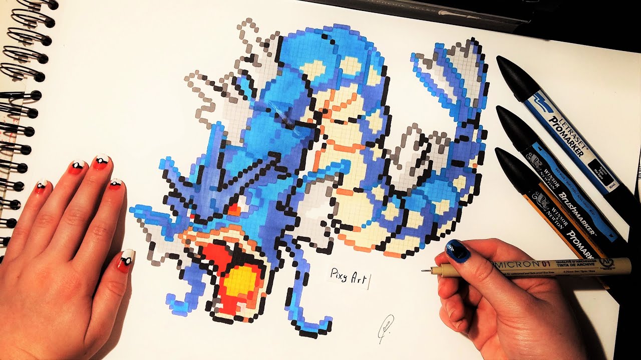 1280x720 Gyarados Pokemon Drawing - Gyarados Drawing
