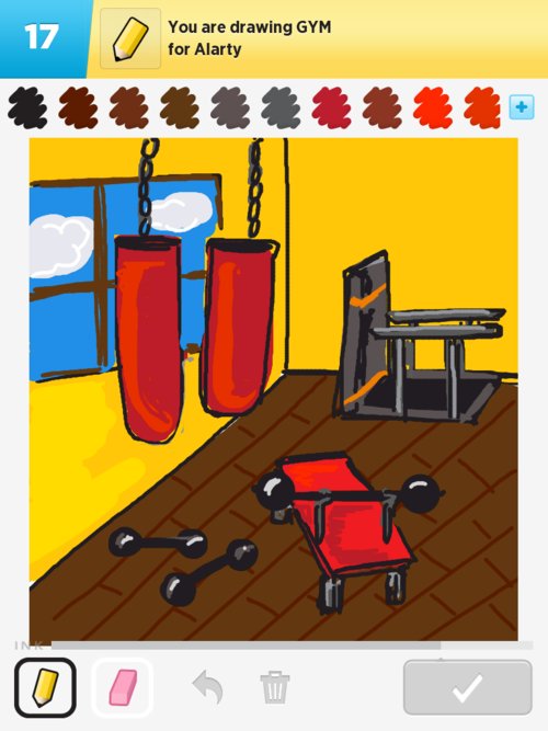 500x667 gym drawings - Gym Drawing